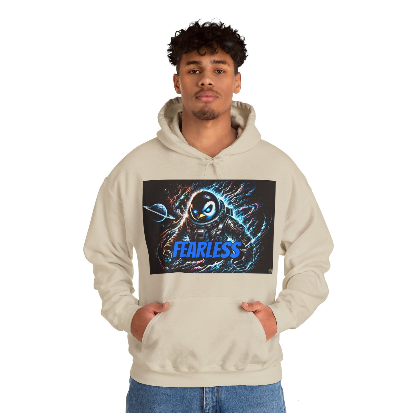 "GREAZY PENGUIN(Fearless)"Hoodie