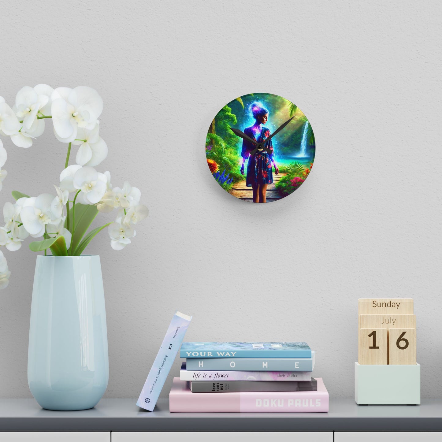 Acrylic Wall Clock Starseed #1