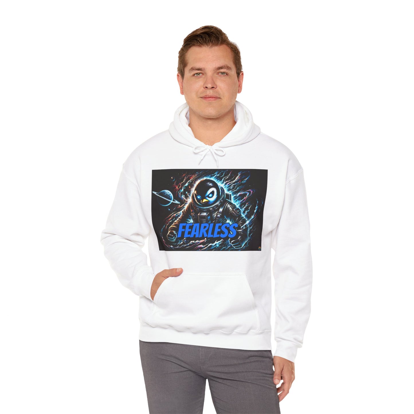 "GREAZY PENGUIN(Fearless)"Hoodie