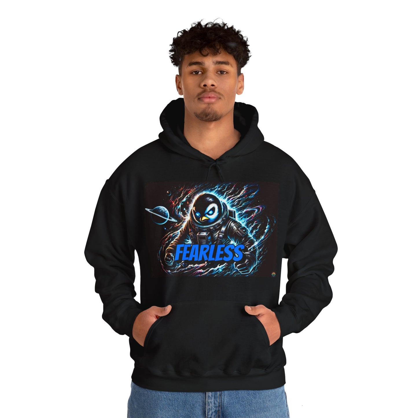 "GREAZY PENGUIN(Fearless)"Hoodie