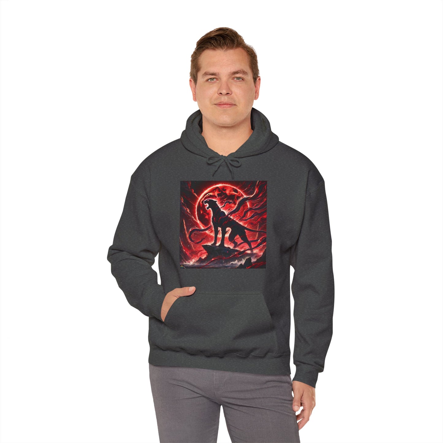 "GREAZY PANTHER" Hooded Sweatshirt