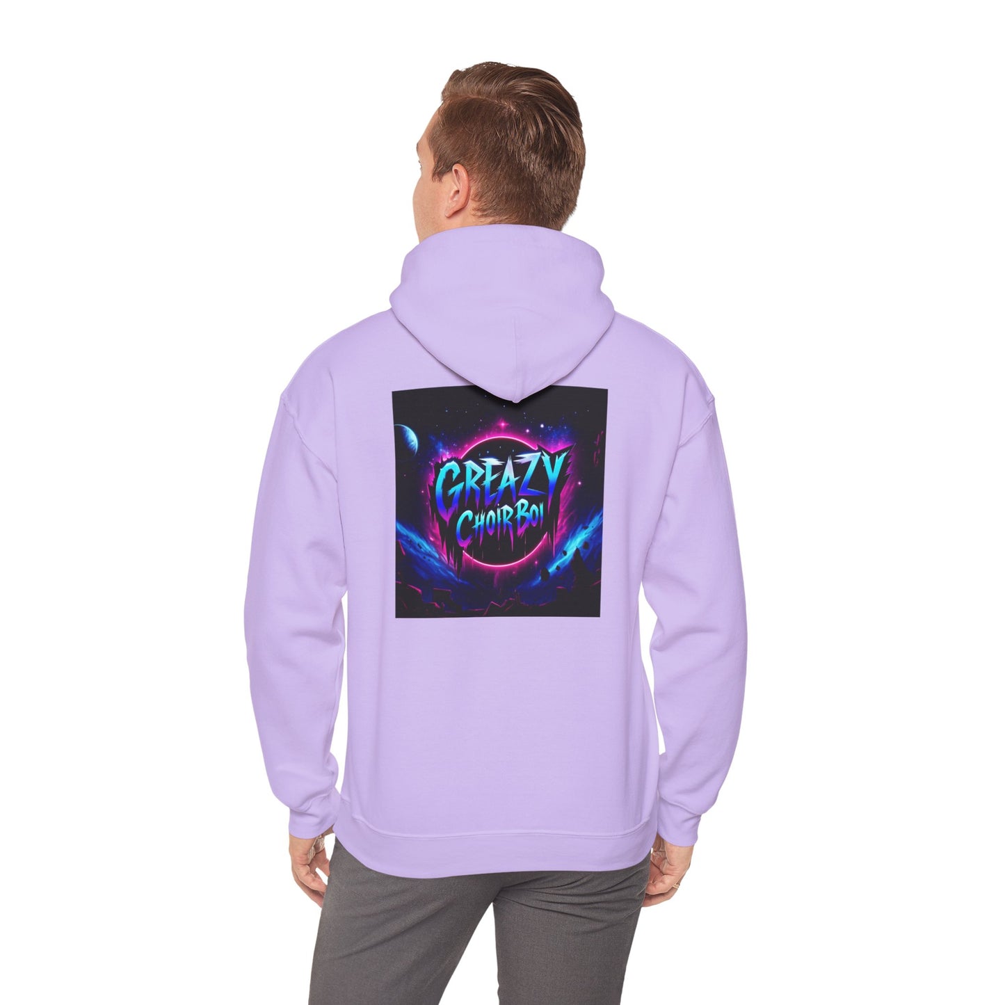 "GREAZY SMILE" Hooded Sweatshirt