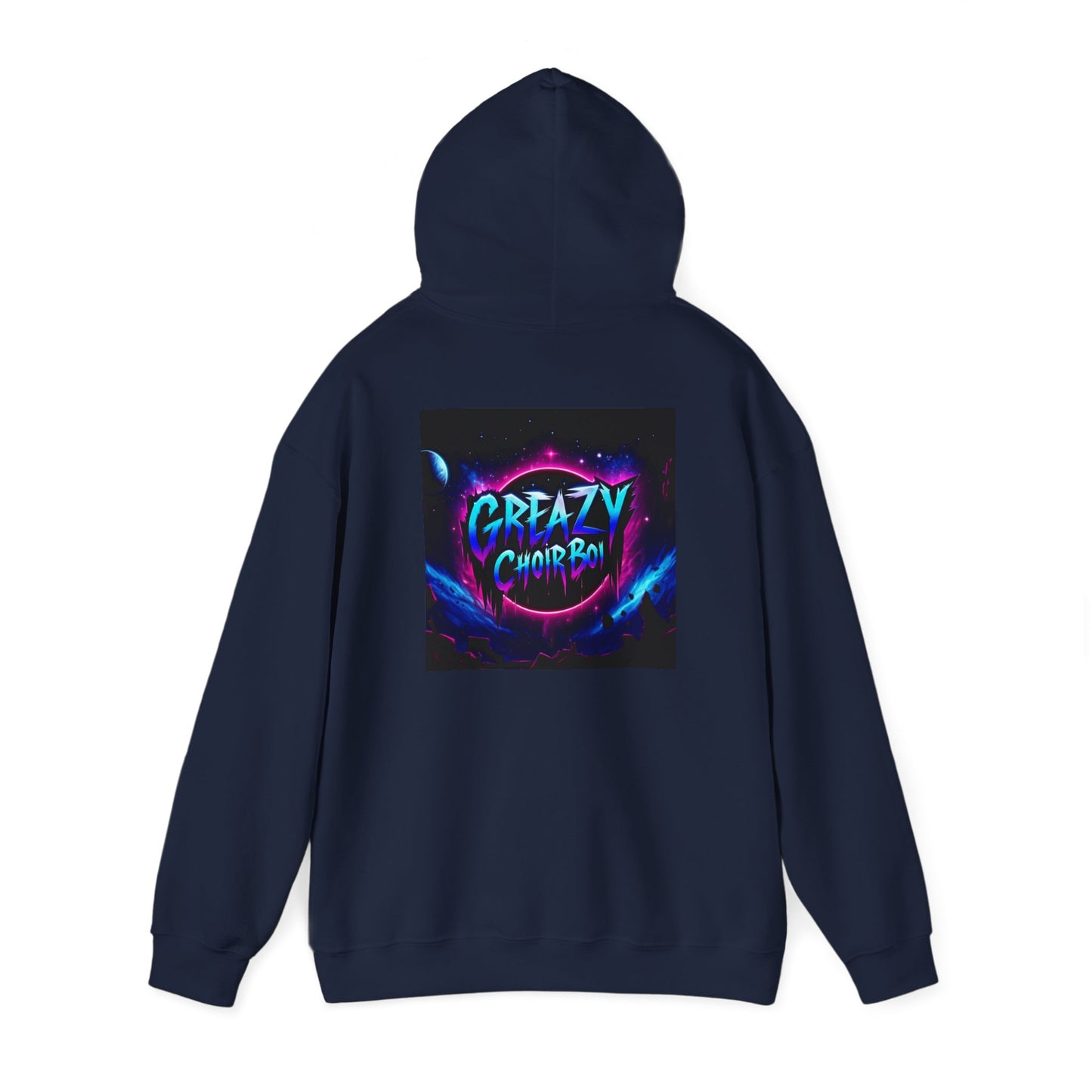 "GREAZY SMILE" Hooded Sweatshirt