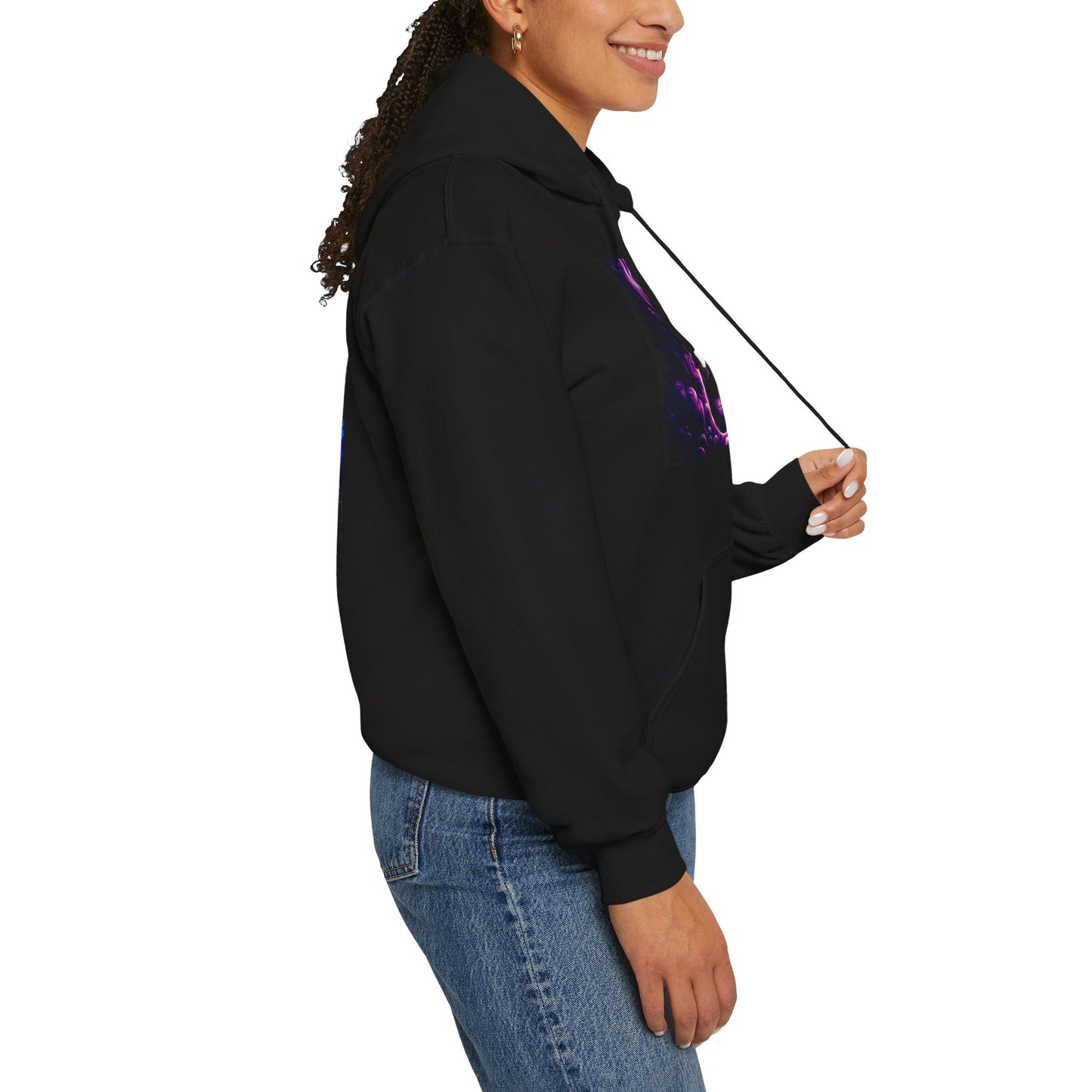 "GREAZY SMILE" Hooded Sweatshirt