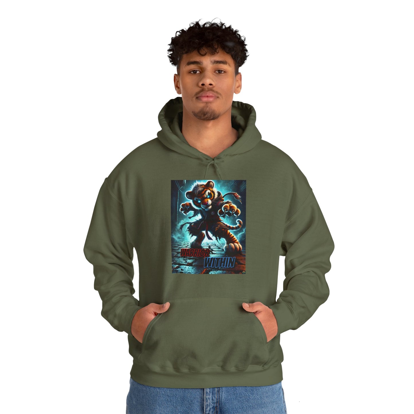 "WARRIOR WITHIN(TIGER)" Hoodie