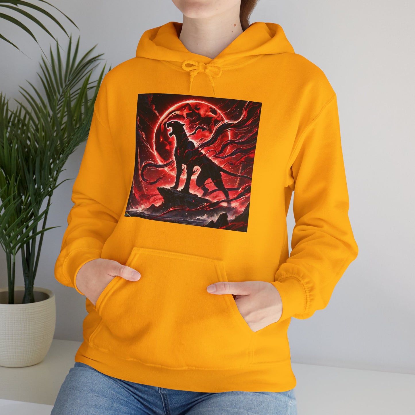 "GREAZY PANTHER" Hooded Sweatshirt