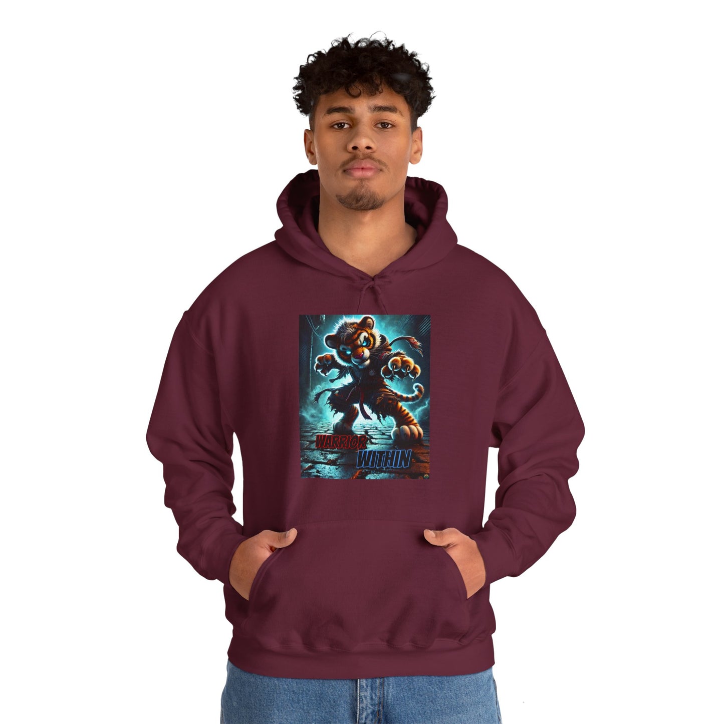 "WARRIOR WITHIN(TIGER)" Hoodie