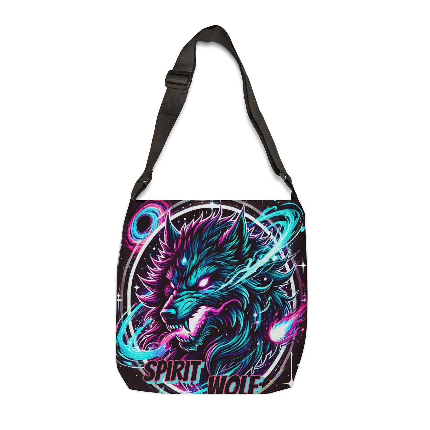 "SPIRIT WOLF"Adjustable Tote Bag (AOP)