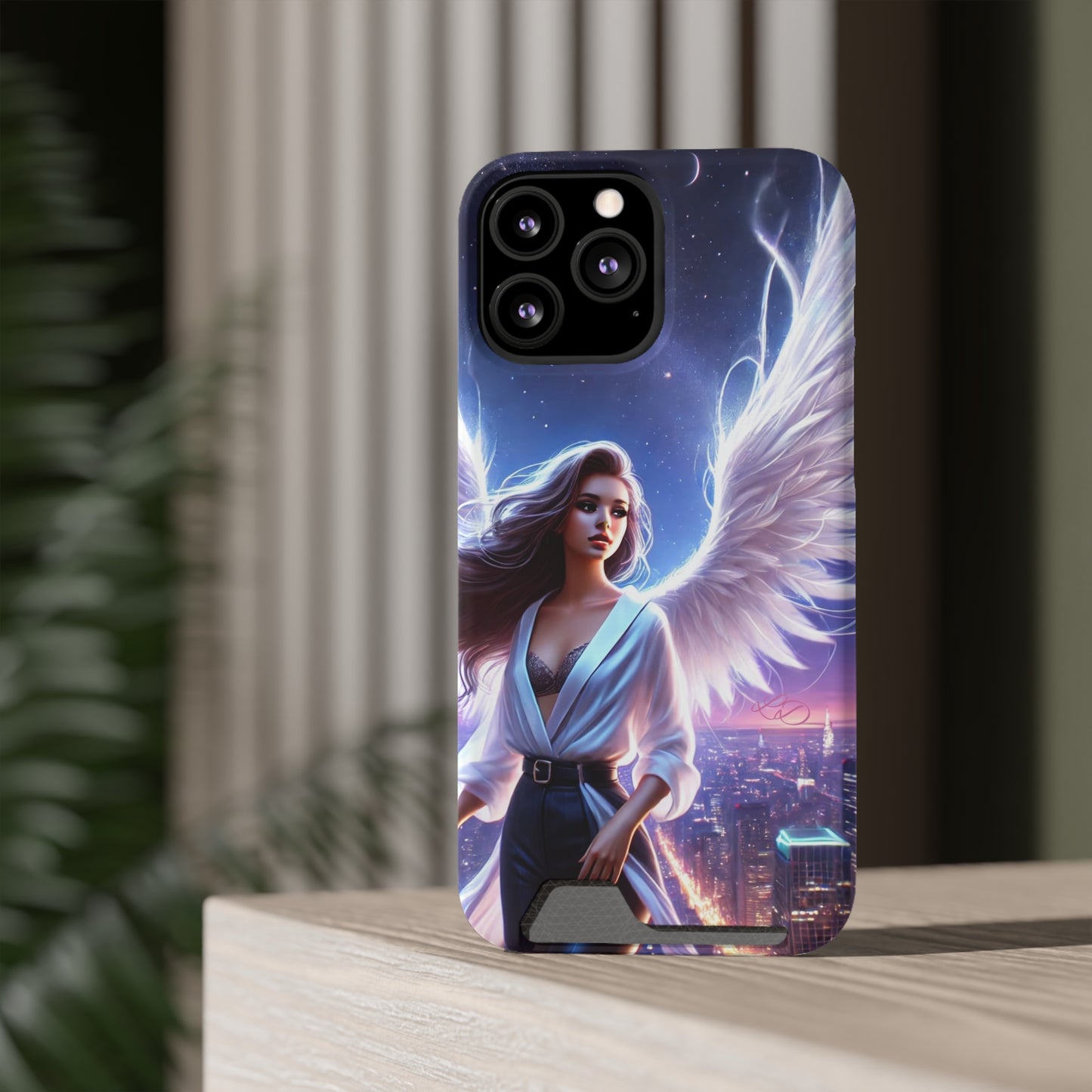 Earth Angel 😇 Phone Case With Card Holder