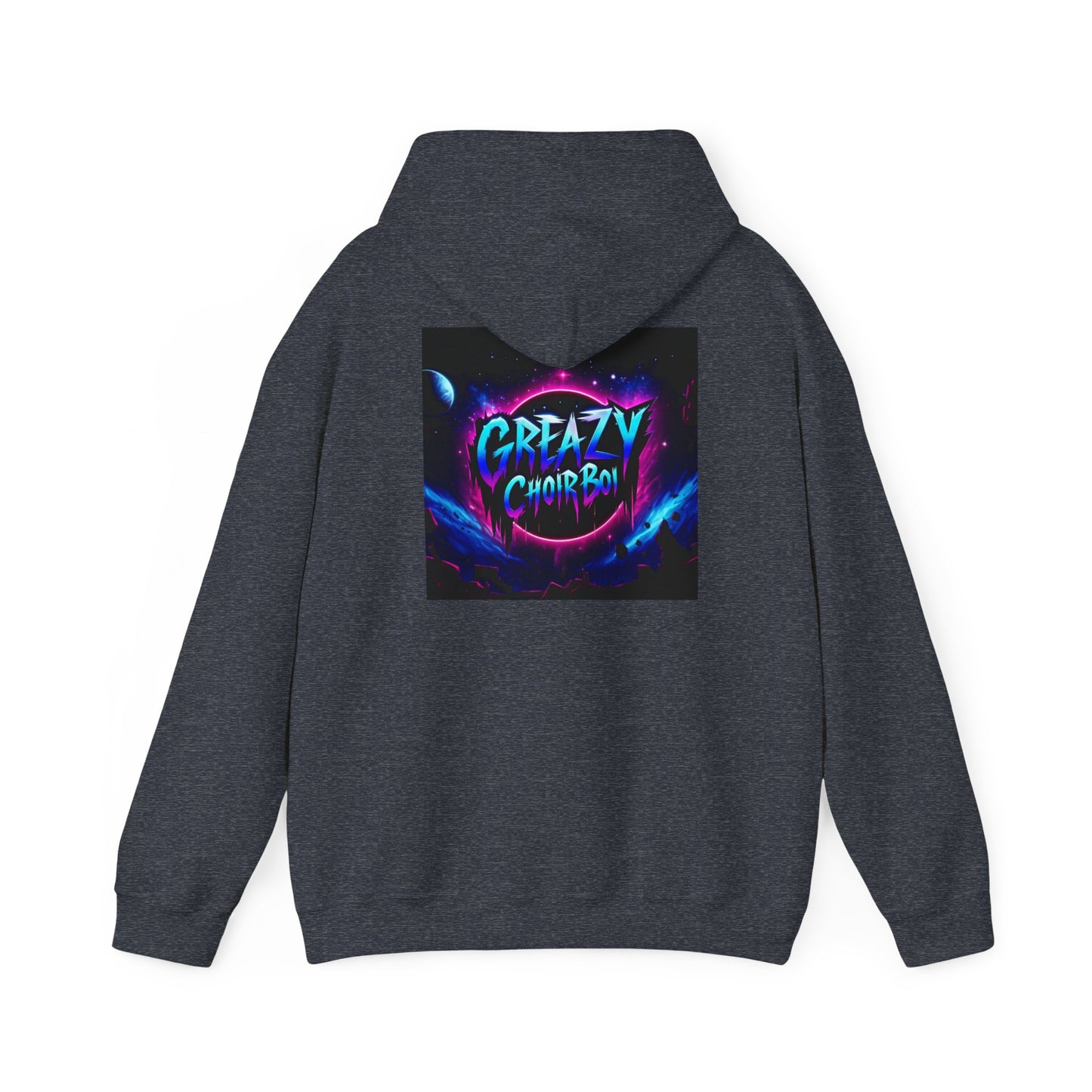 "GREAZY SMILE" Hooded Sweatshirt