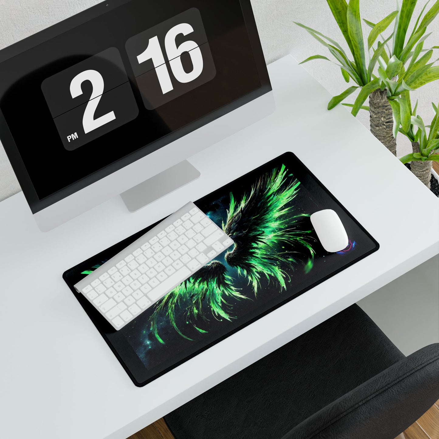 GREAZY WINGS Desk Mat