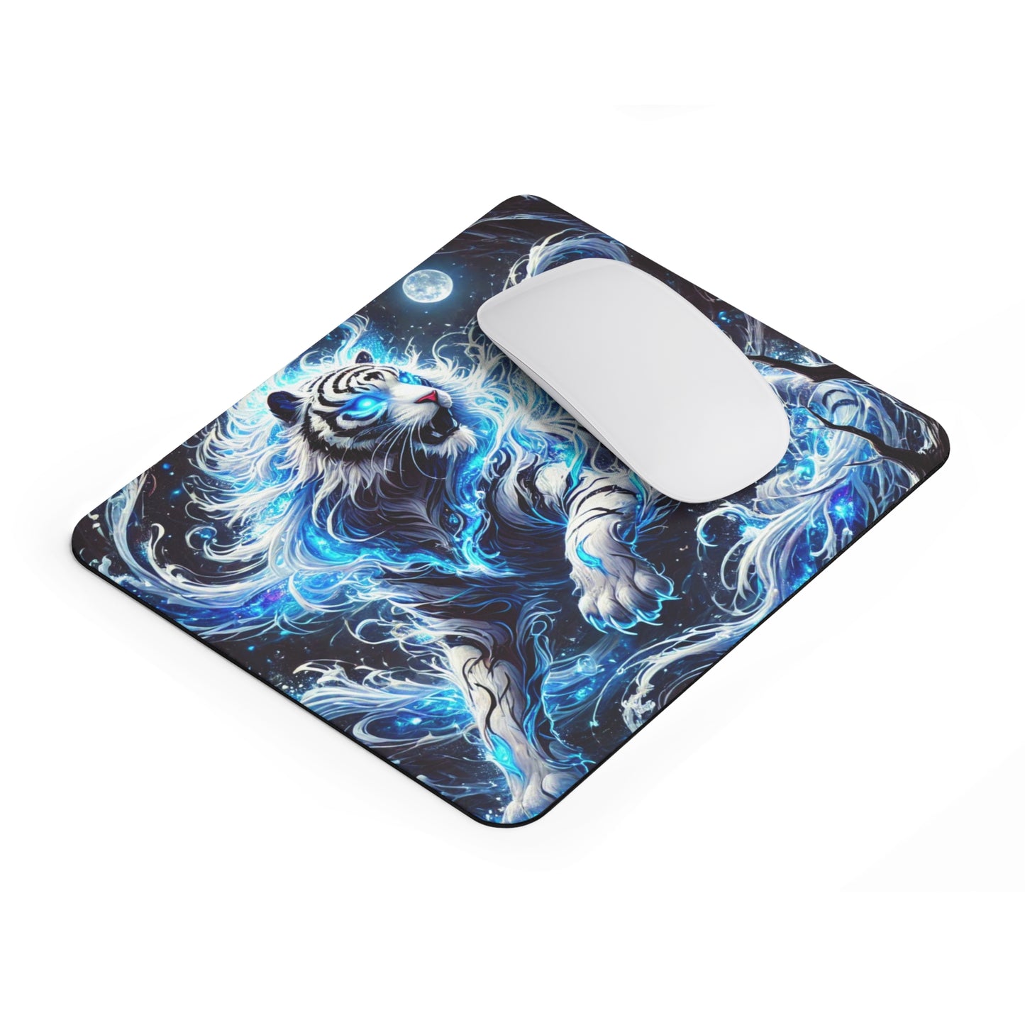 "GREAZY WHITE TIGER" Mouse Pad (EU)