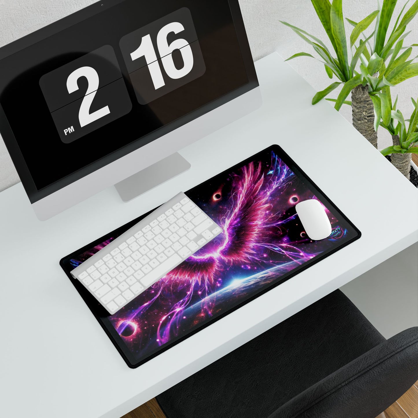 GREAZY WINGS Desk Mat 3