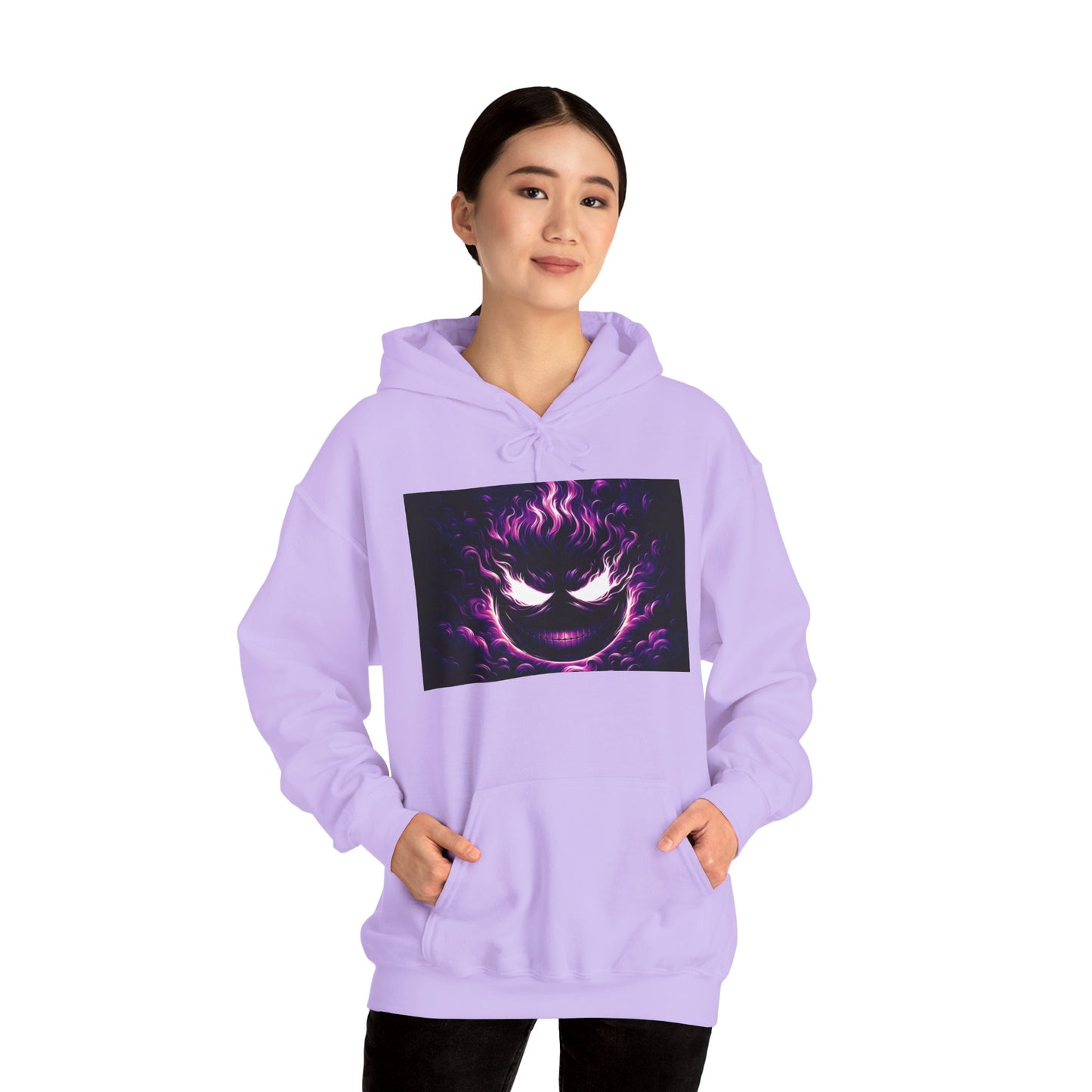 "GREAZY SMILE" Hooded Sweatshirt