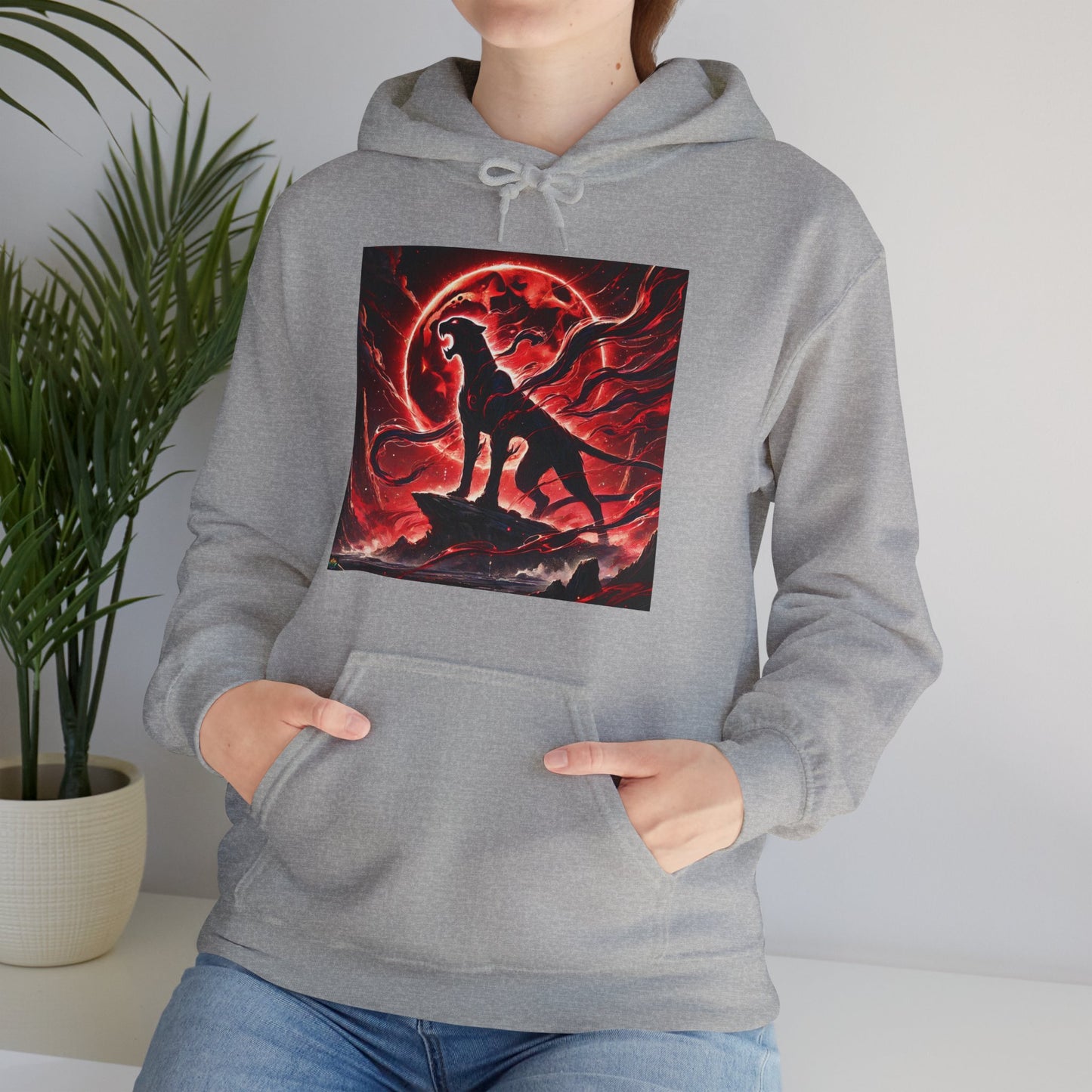 "GREAZY PANTHER" Hooded Sweatshirt