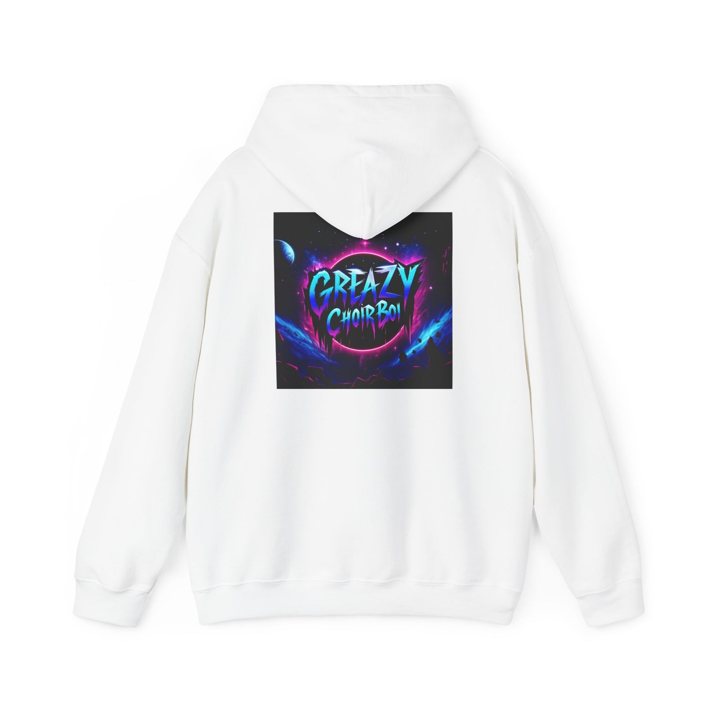 "GREAZY SMILE" Hooded Sweatshirt