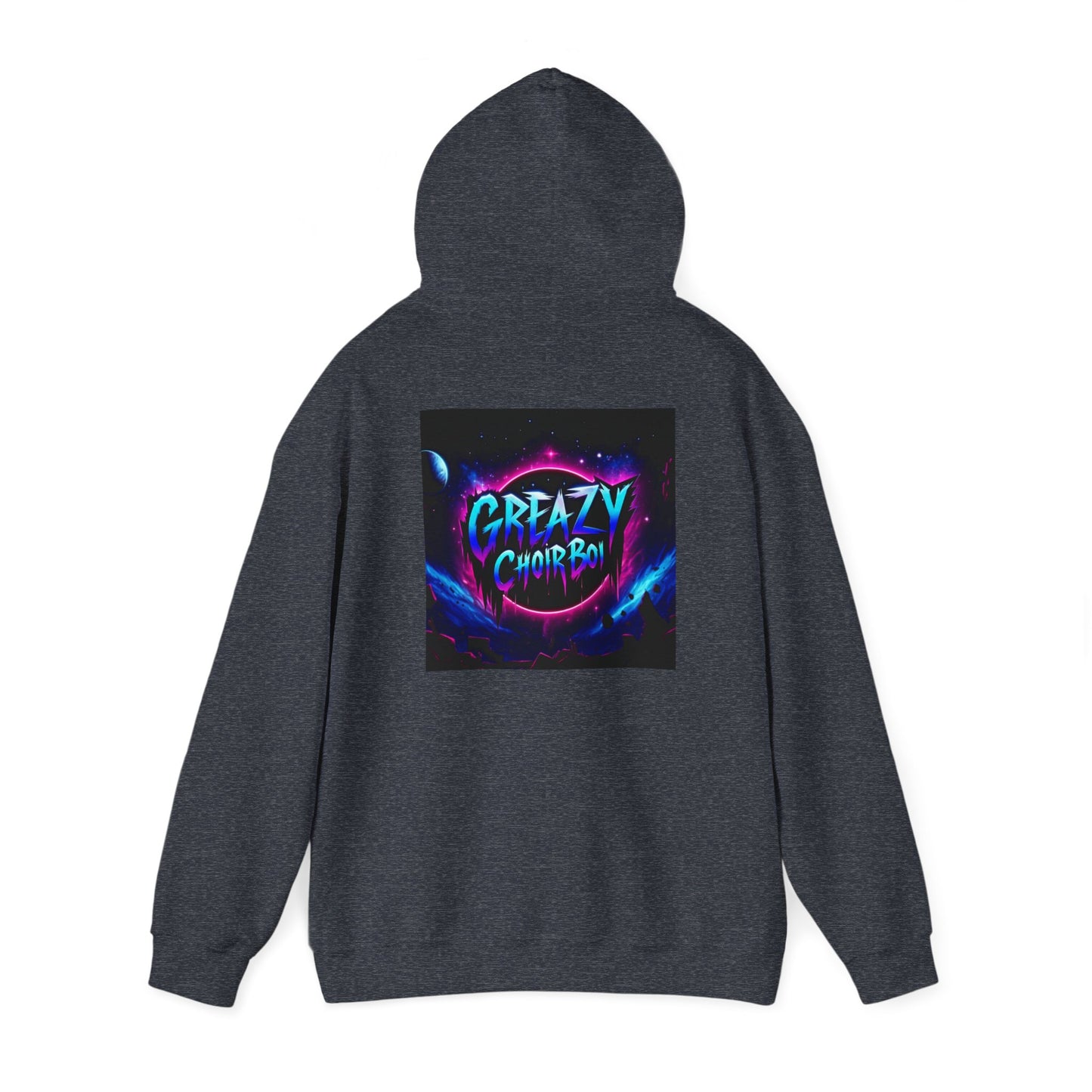 "GREAZY SMILE" Hooded Sweatshirt