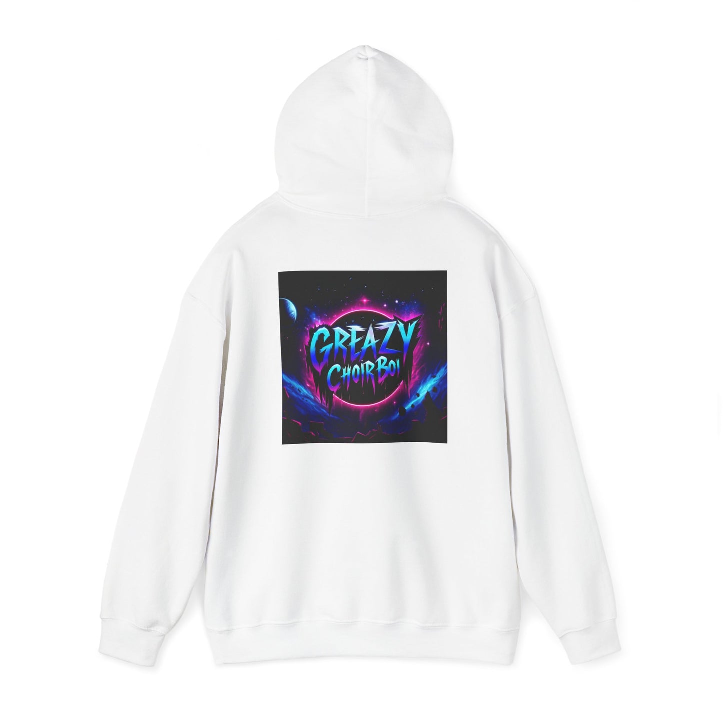 "GREAZY SMILE" Hooded Sweatshirt