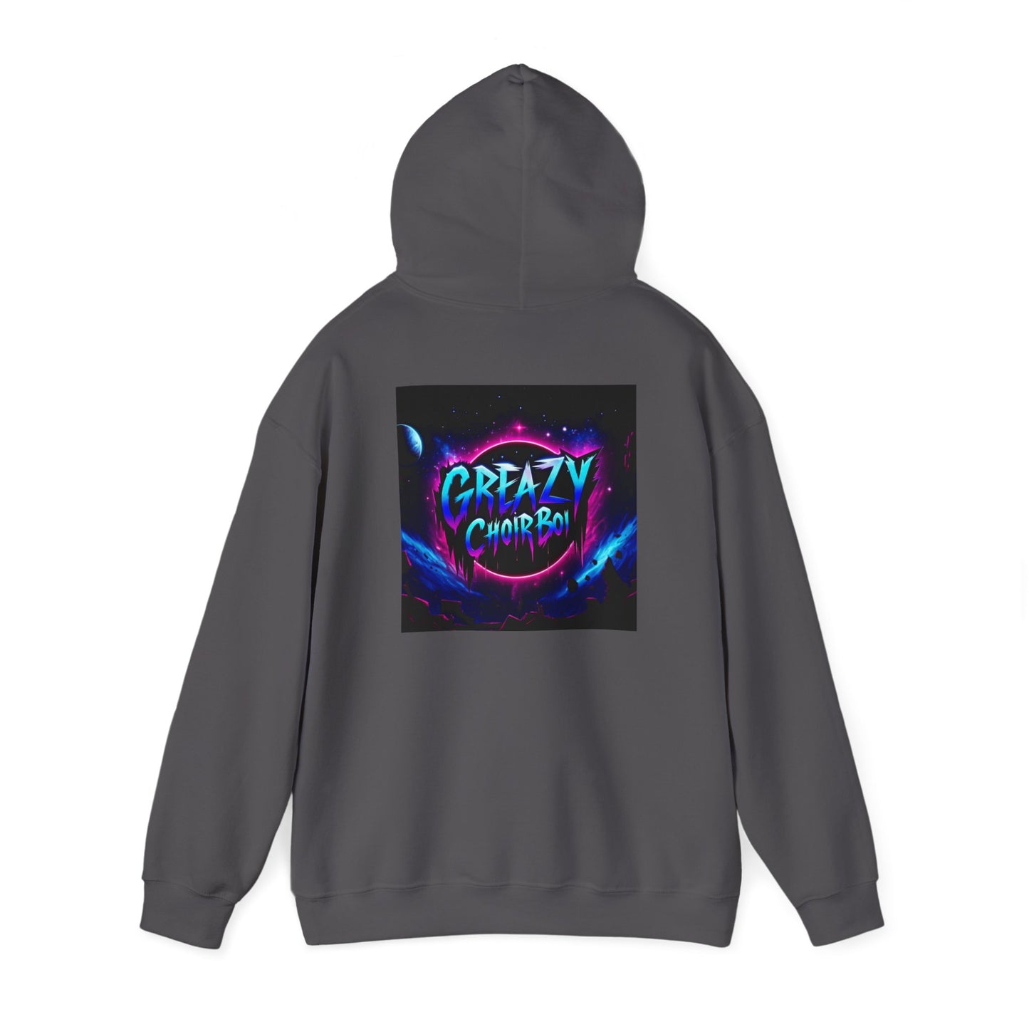 "GREAZY SMILE" Hooded Sweatshirt