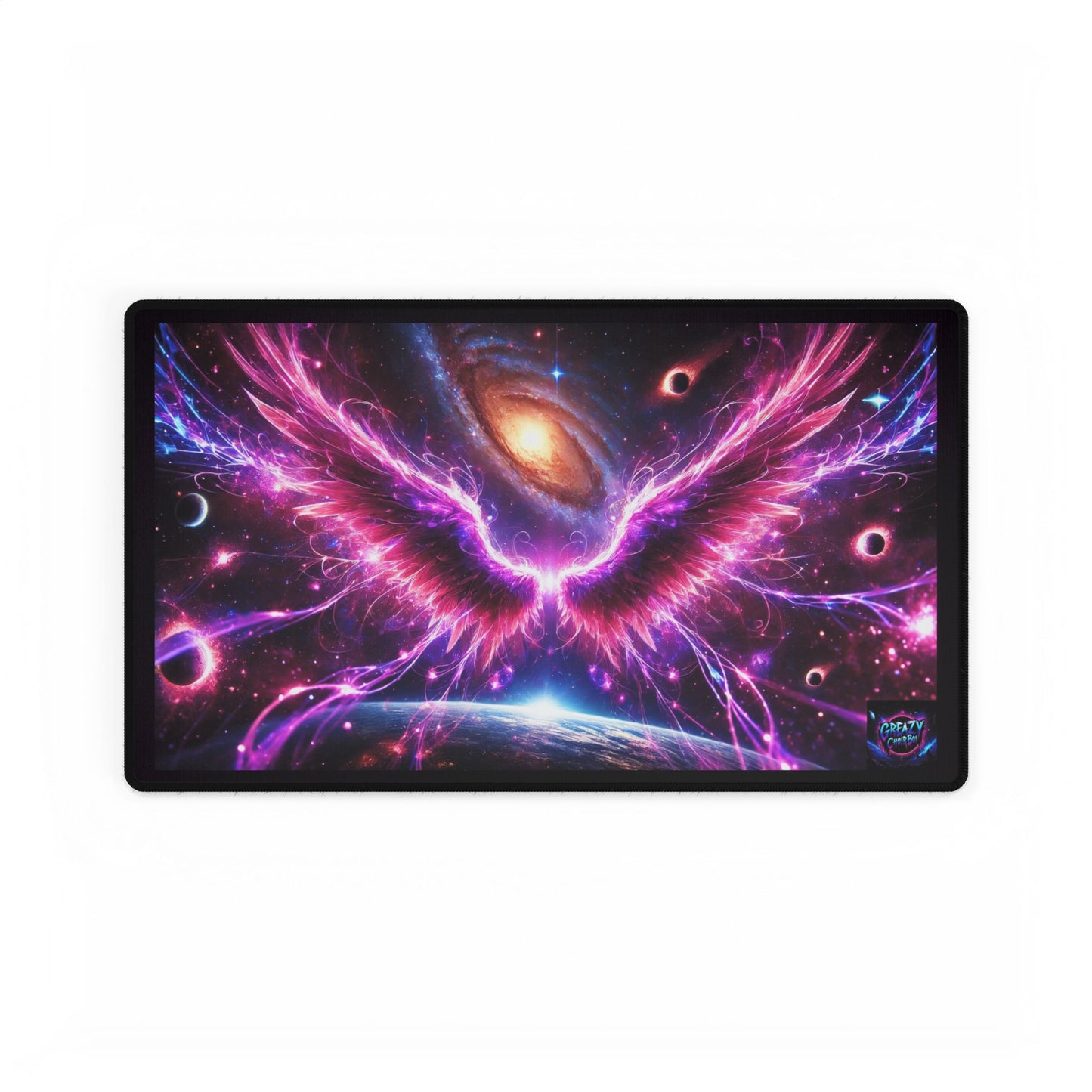 GREAZY WINGS Desk Mat 3