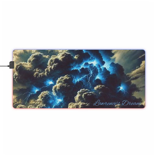 "GREAZY STORM" LED Gaming Mouse Pad