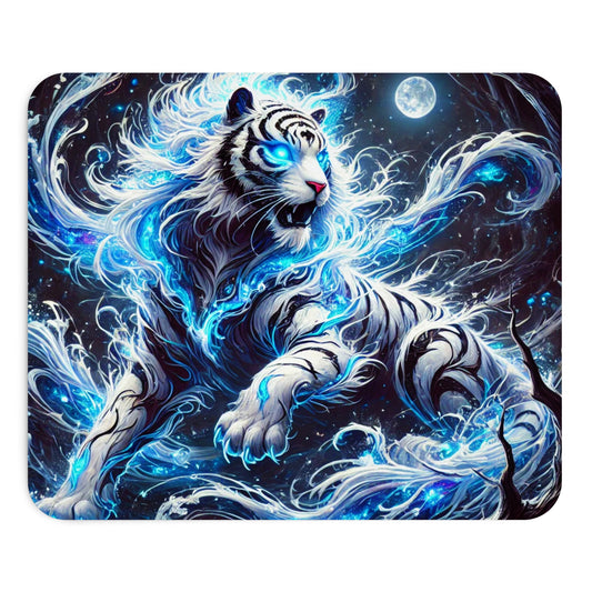 "GREAZY WHITE TIGER" Mouse Pad (EU)