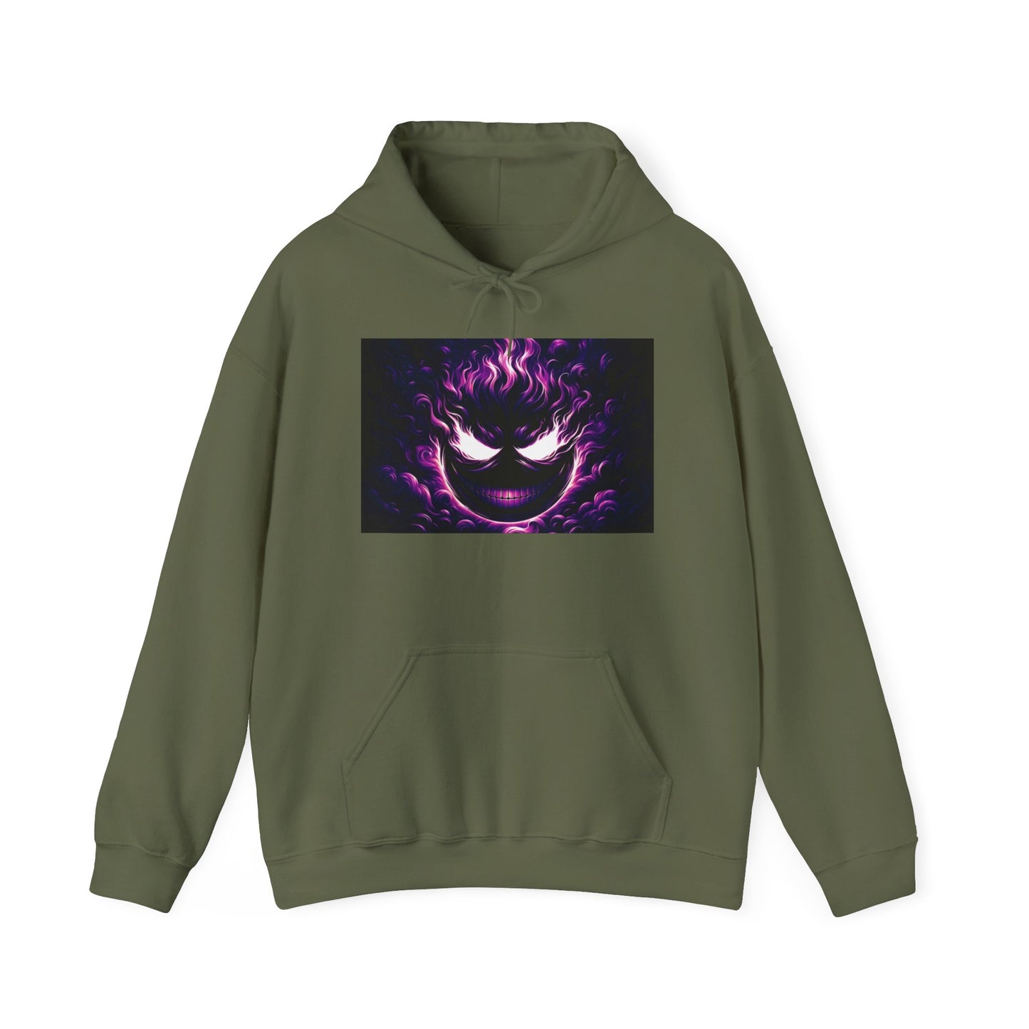 "GREAZY SMILE" Hooded Sweatshirt