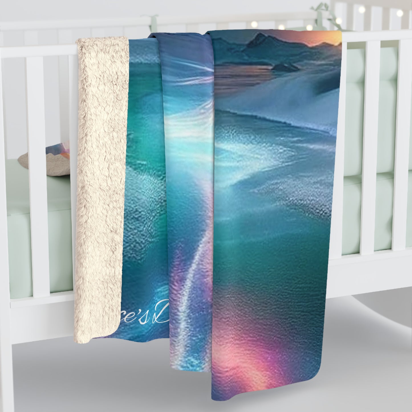 Sherpa Fleece Blanket Earth Angel