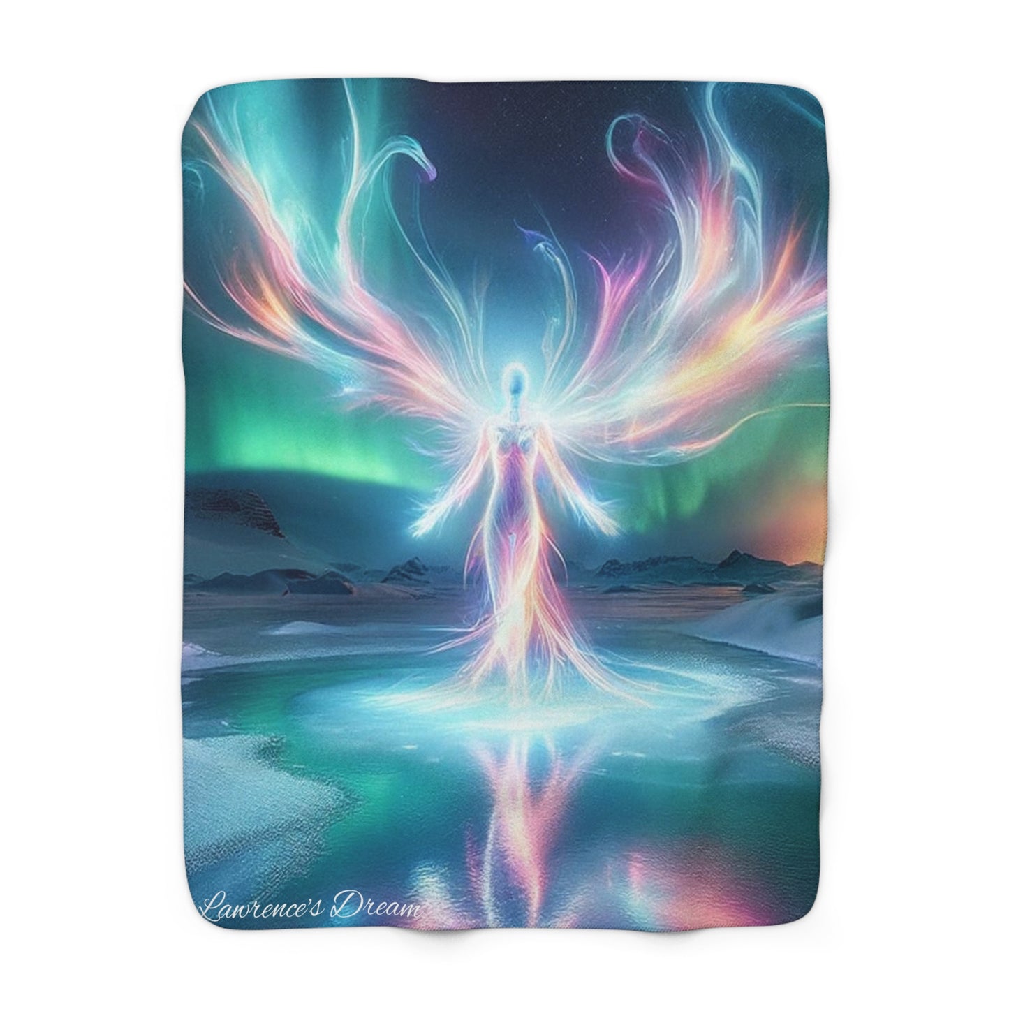 Sherpa Fleece Blanket Earth Angel