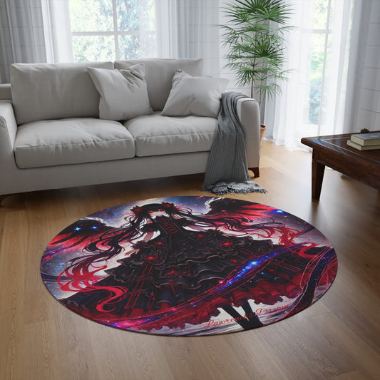 GREAZY PRINCESS Round Rug