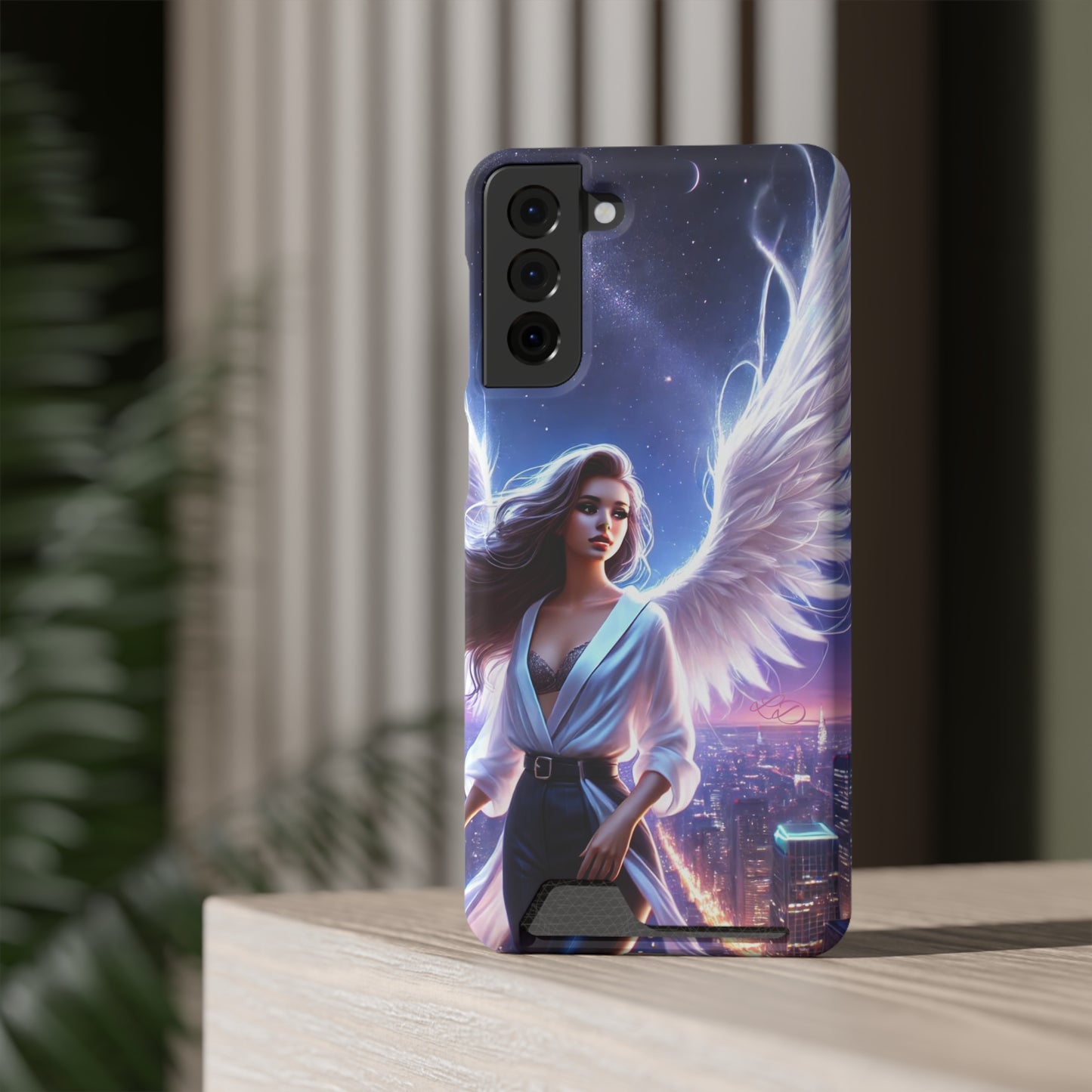 Earth Angel 😇 Phone Case With Card Holder