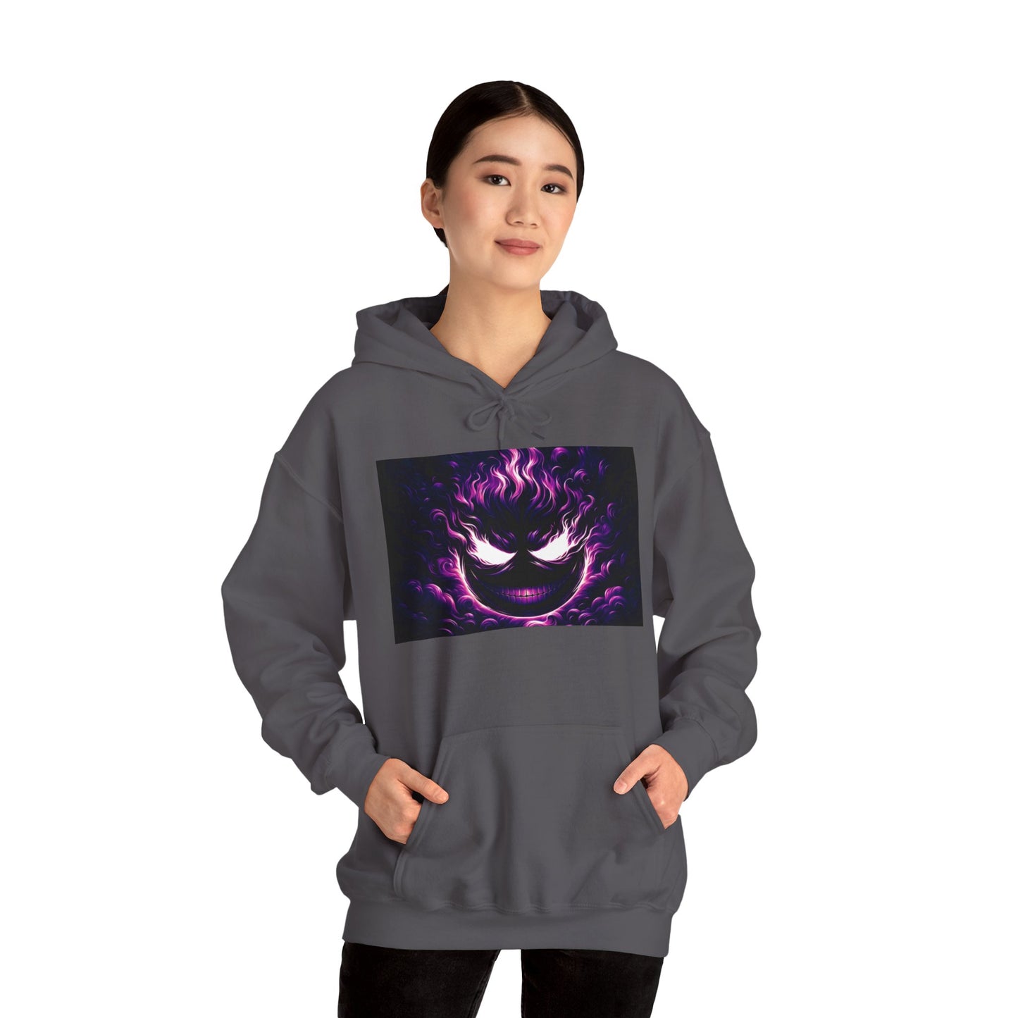 "GREAZY SMILE" Hooded Sweatshirt