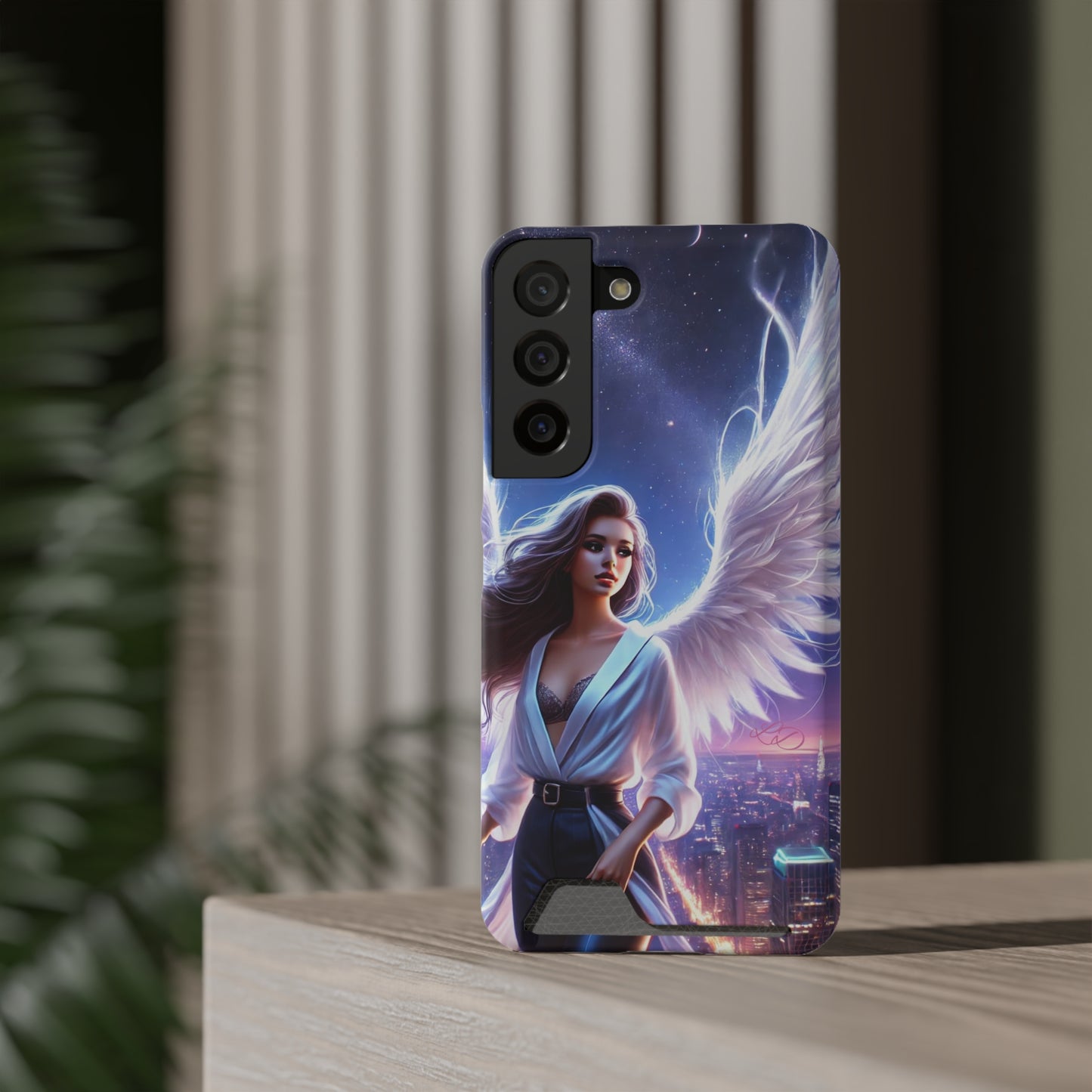 Earth Angel 😇 Phone Case With Card Holder