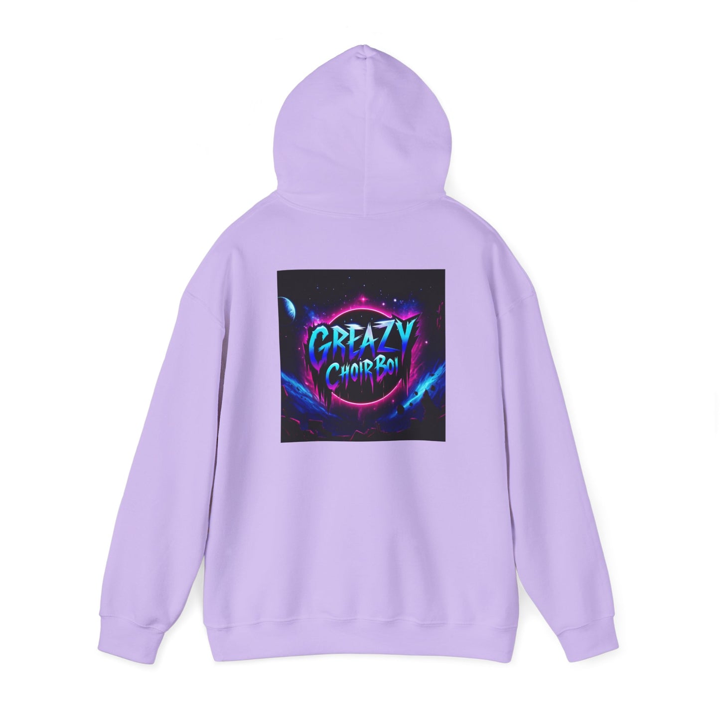 "GREAZY SMILE" Hooded Sweatshirt