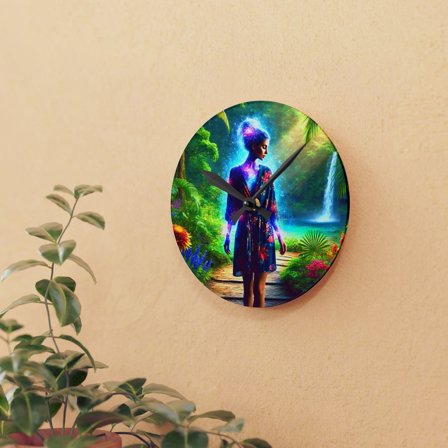 Acrylic Wall Clock Starseed #1