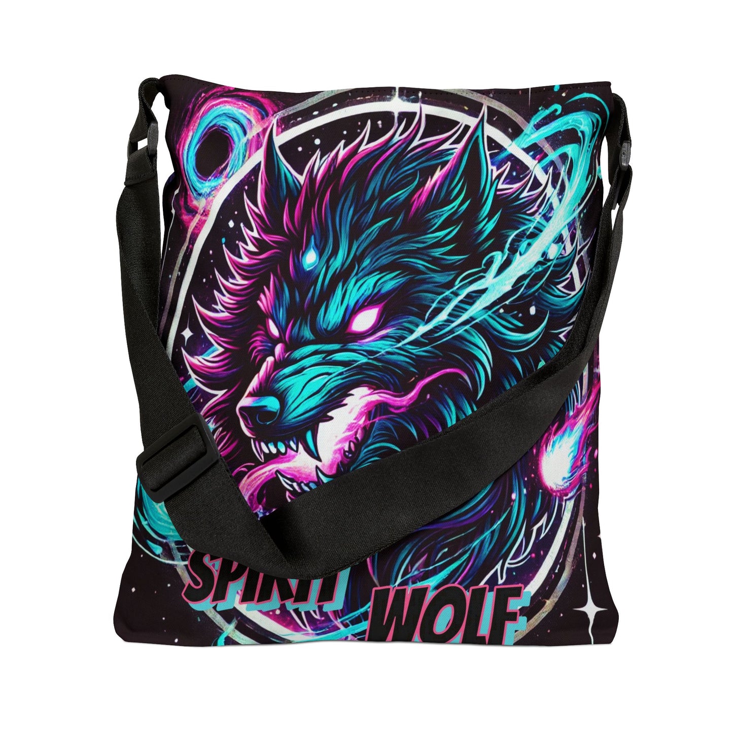 "SPIRIT WOLF"Adjustable Tote Bag (AOP)