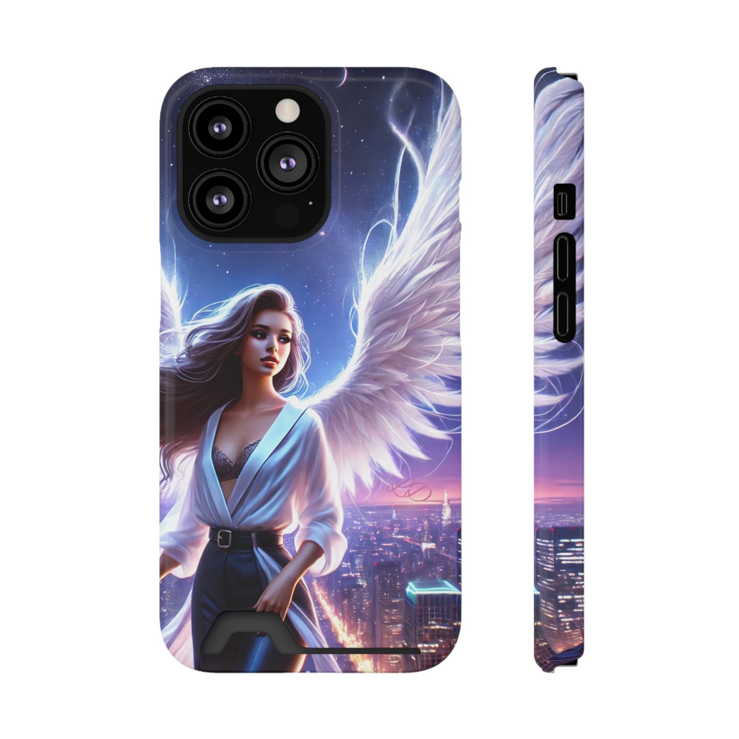 Earth Angel 😇 Phone Case With Card Holder