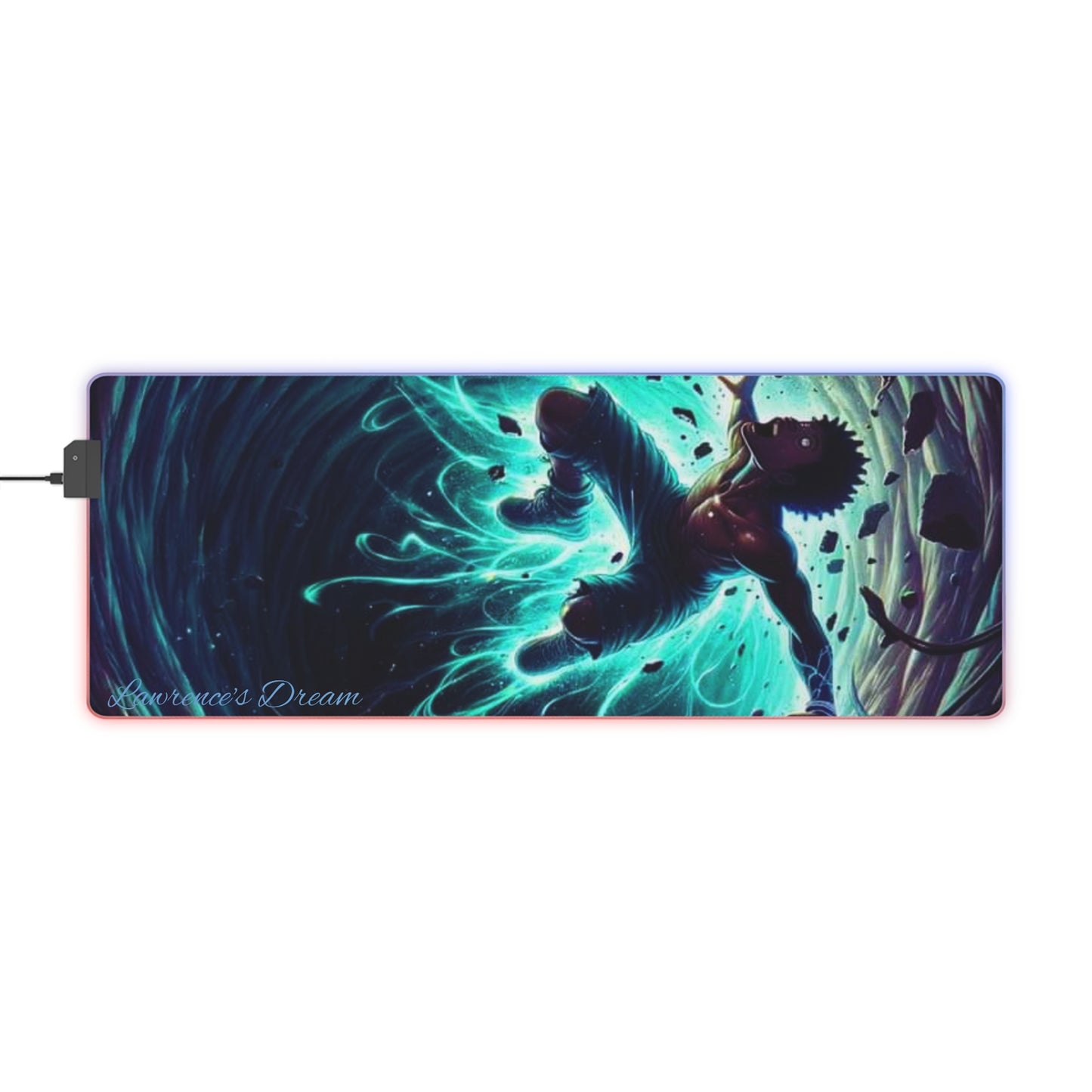 "The FALL" LED Gaming Mouse Pad