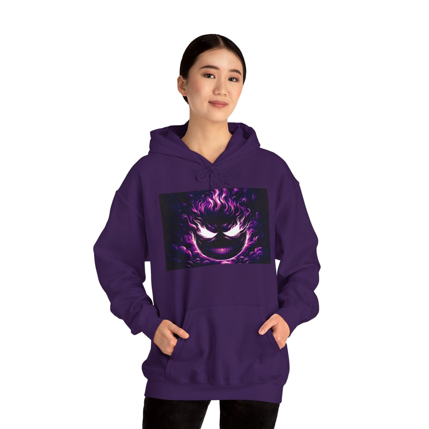 "GREAZY SMILE" Hooded Sweatshirt