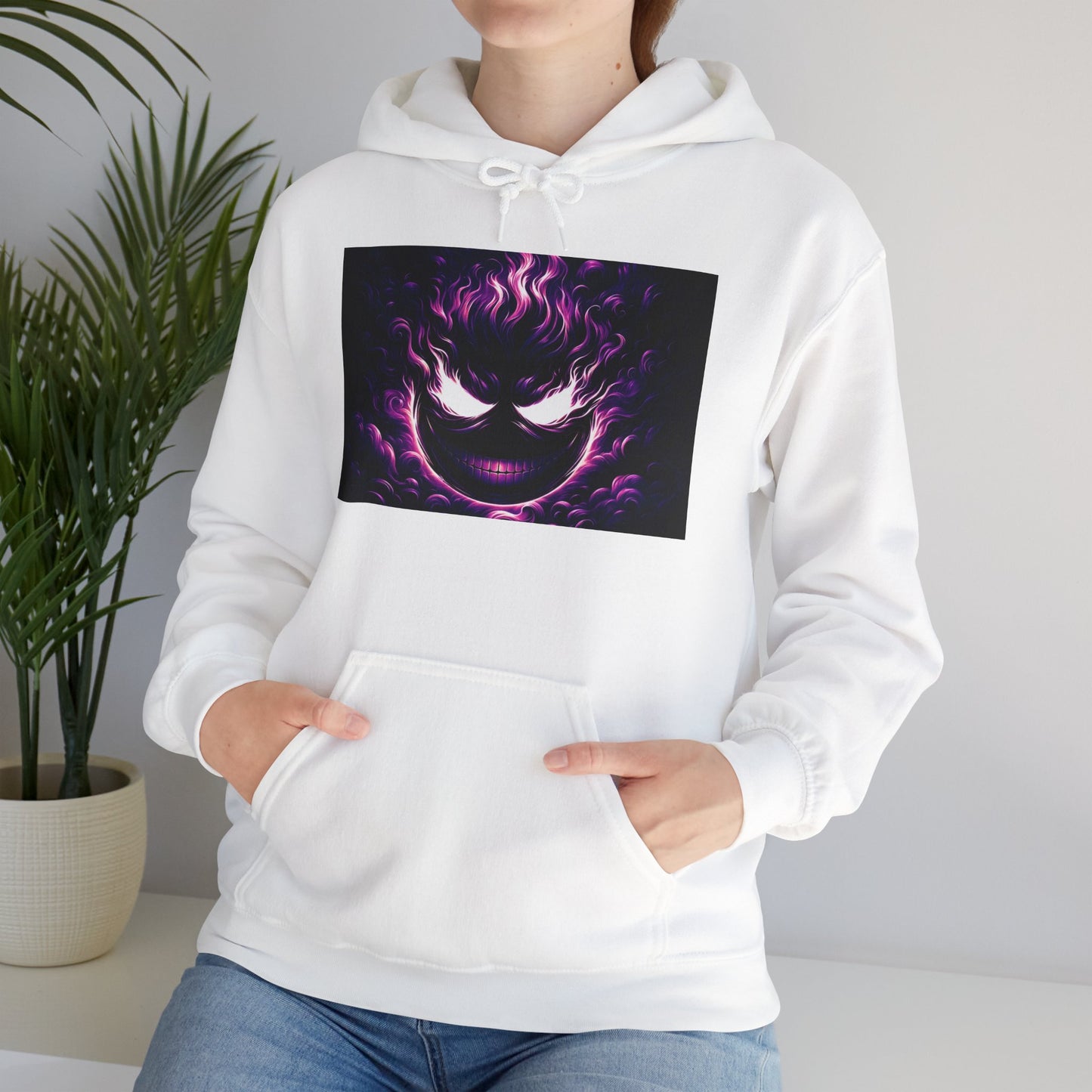 "GREAZY SMILE" Hooded Sweatshirt