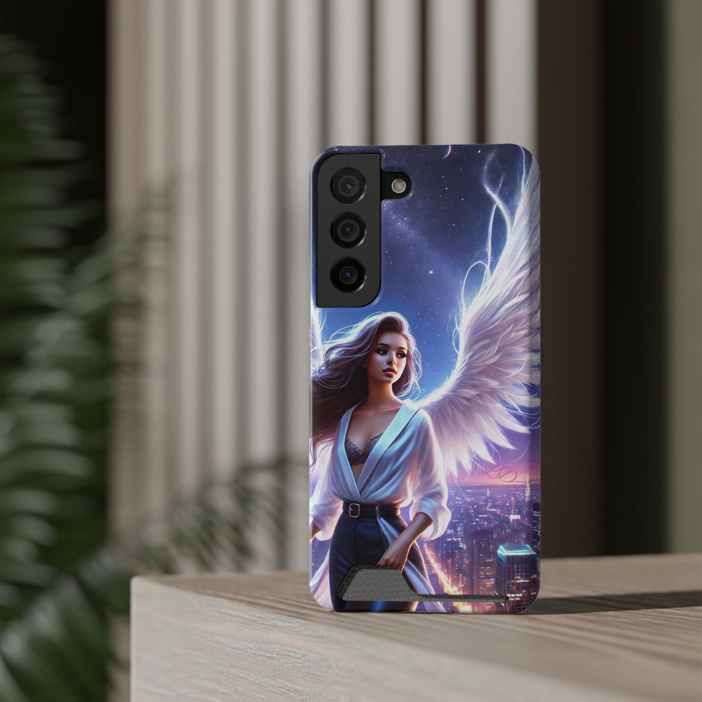 Earth Angel 😇 Phone Case With Card Holder