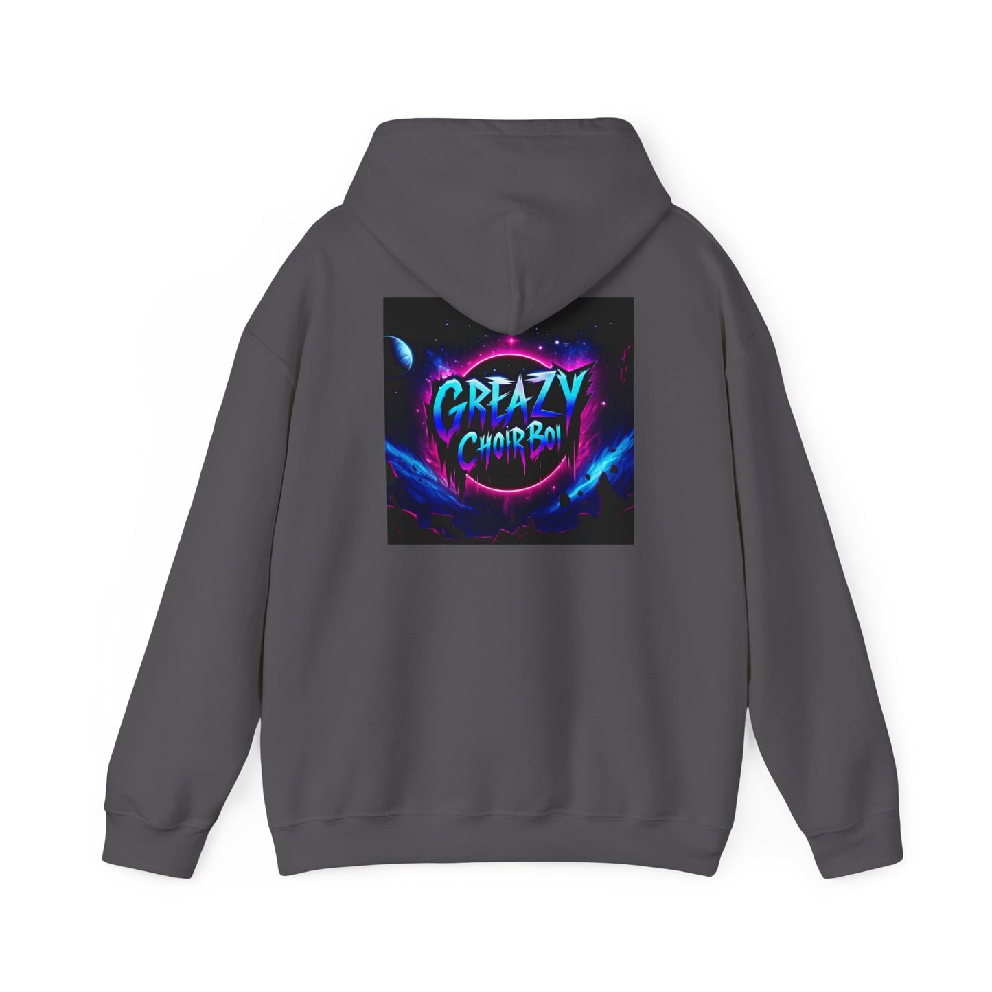 "GREAZY SMILE" Hooded Sweatshirt