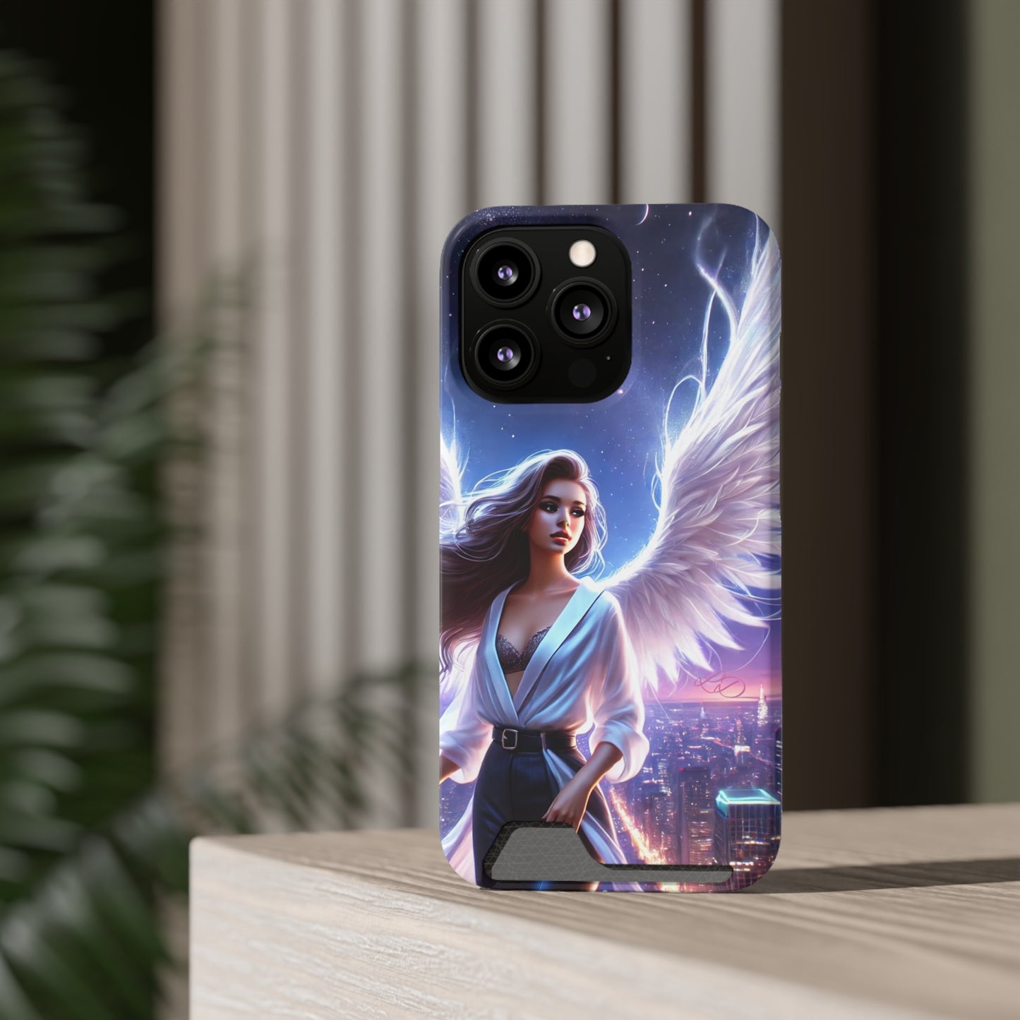 Earth Angel 😇 Phone Case With Card Holder