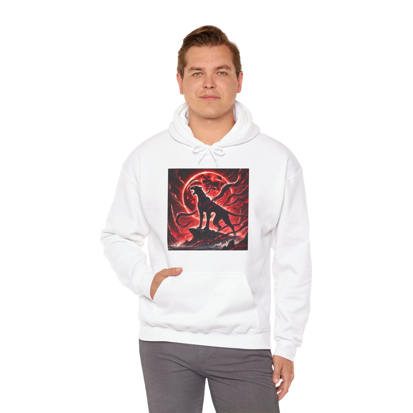 "GREAZY PANTHER" Hooded Sweatshirt