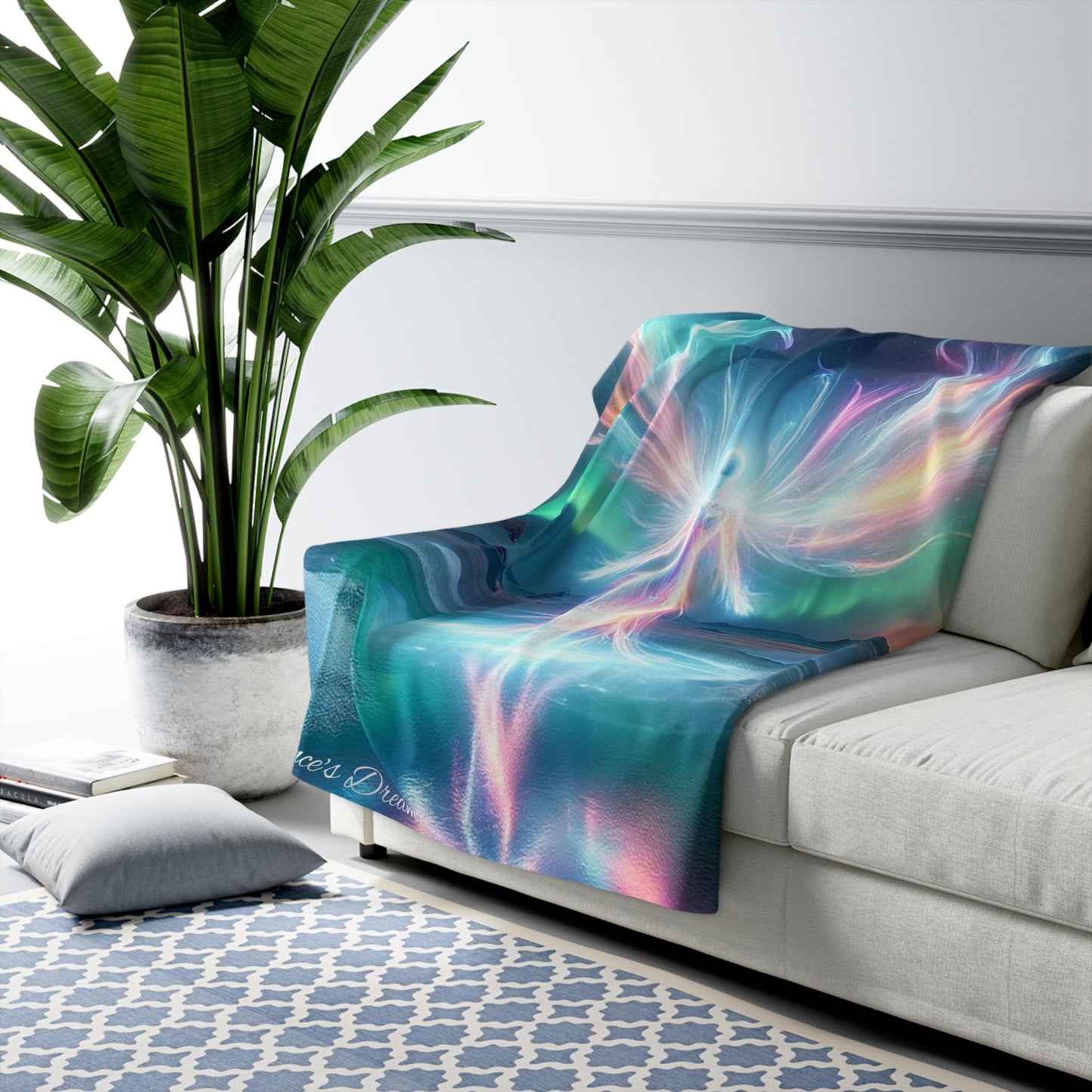 Sherpa Fleece Blanket Earth Angel