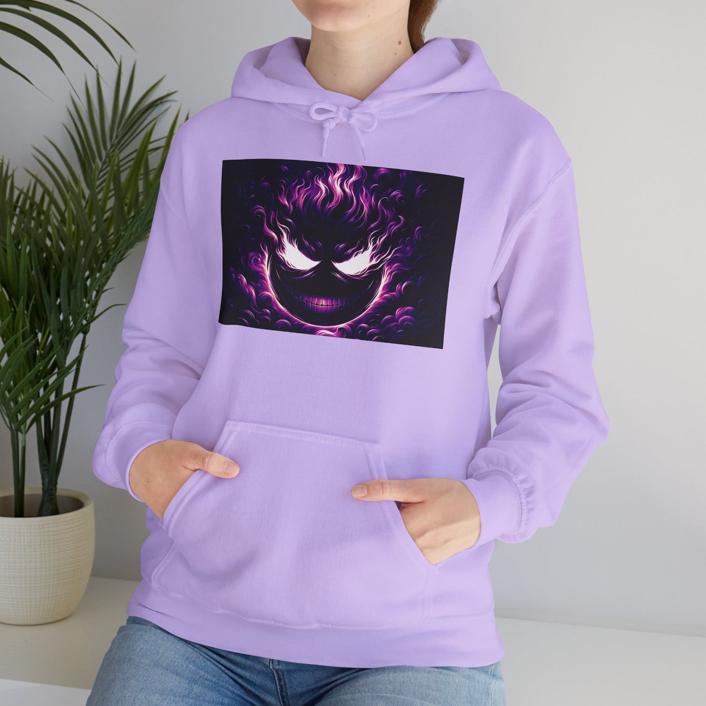 "GREAZY SMILE" Hooded Sweatshirt