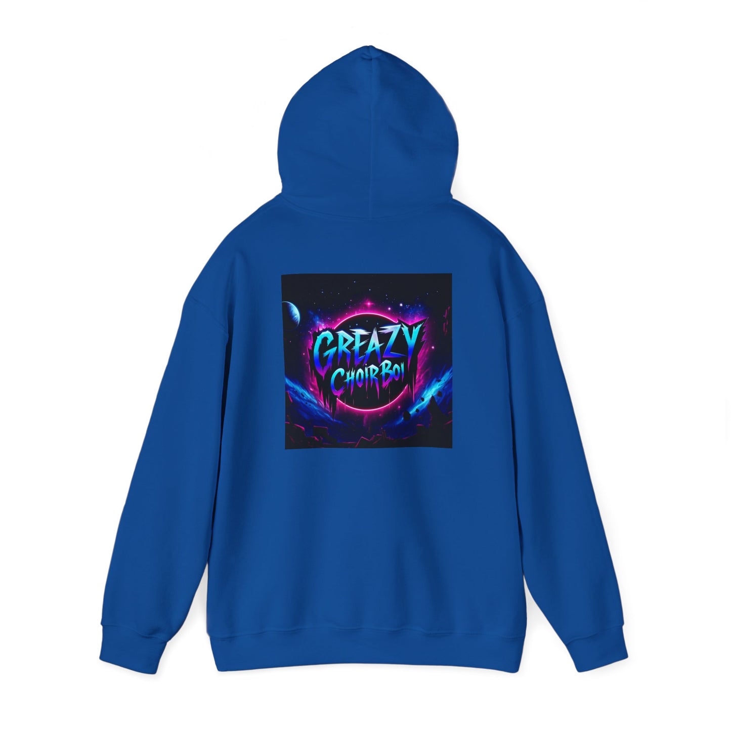 "GREAZY SMILE" Hooded Sweatshirt