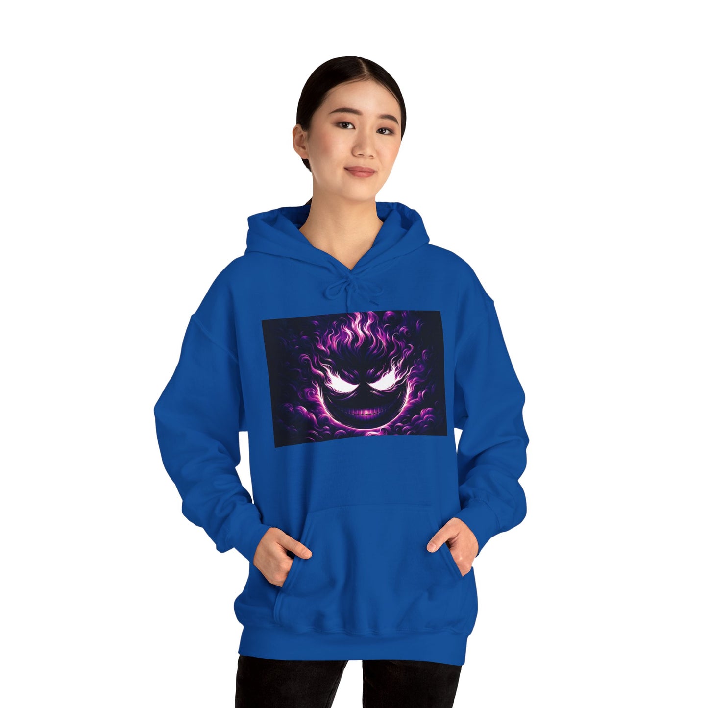 "GREAZY SMILE" Hooded Sweatshirt