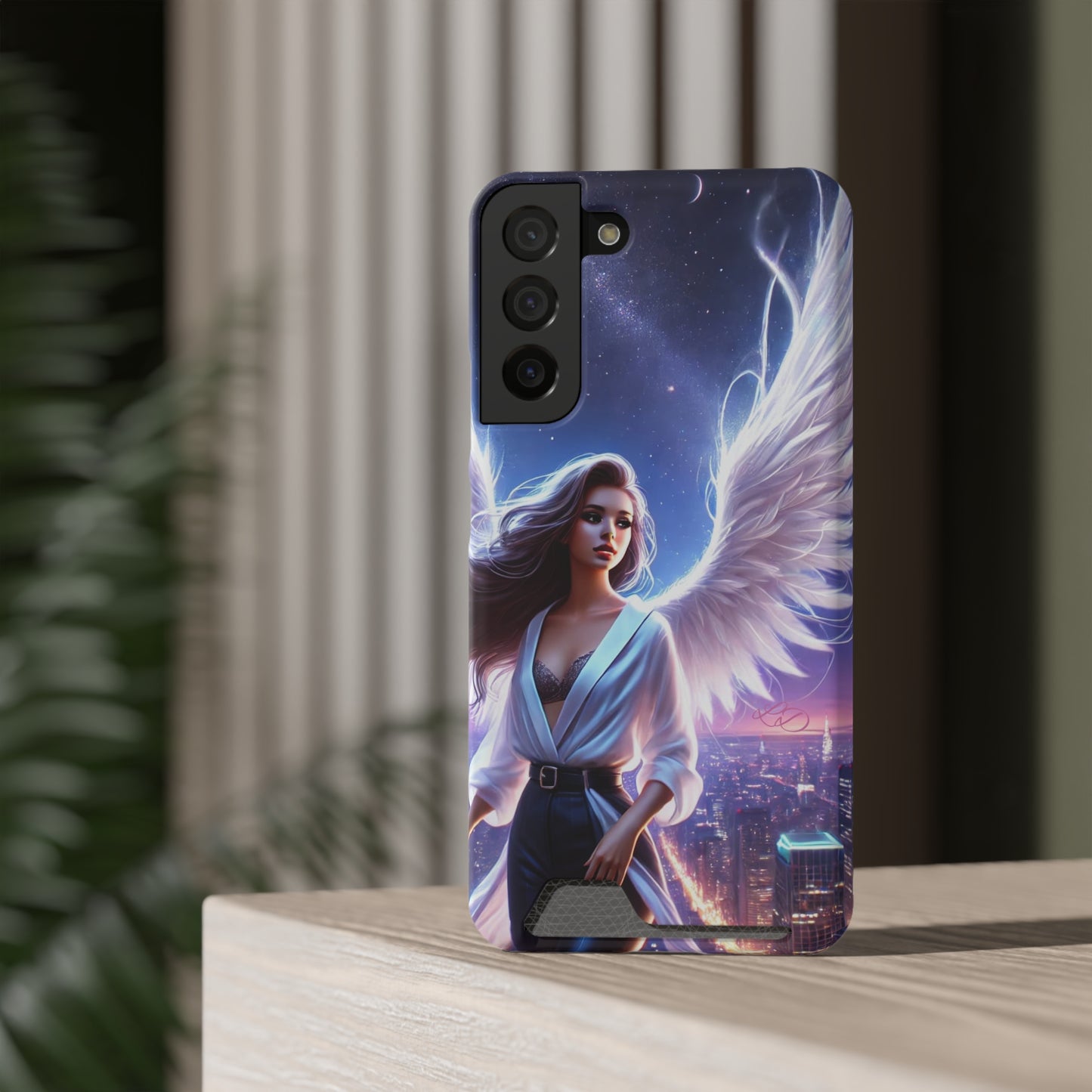 Earth Angel 😇 Phone Case With Card Holder