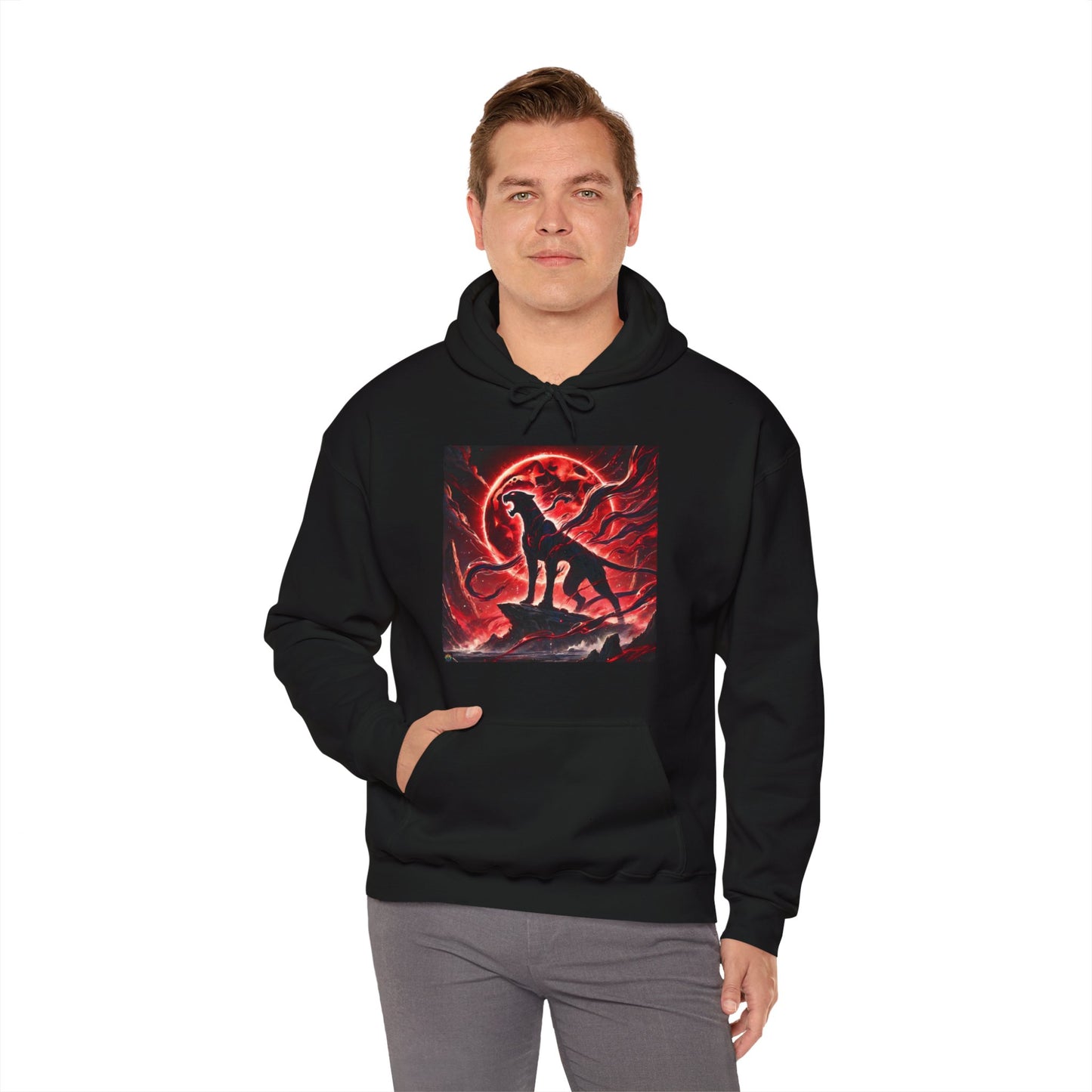 "GREAZY PANTHER" Hooded Sweatshirt